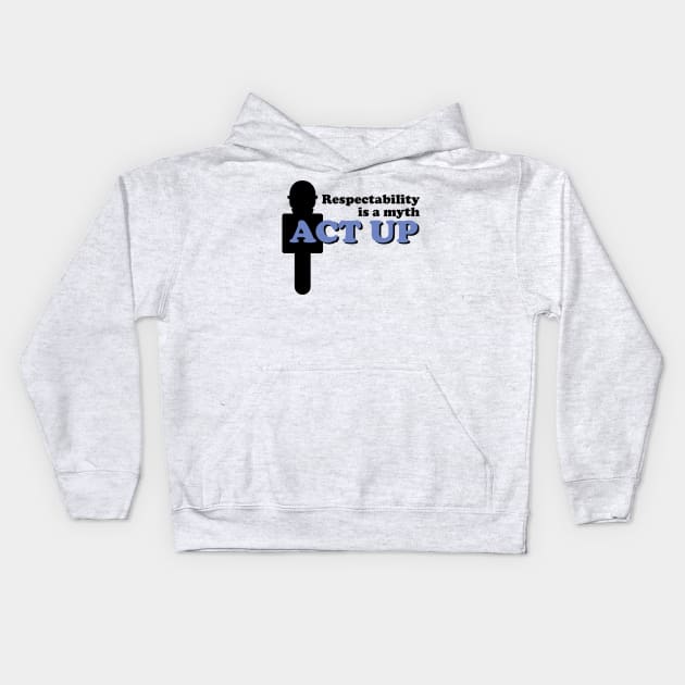 Act Up (Light) Kids Hoodie by Girl With A Microphone